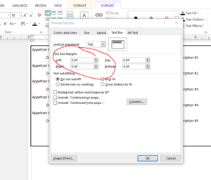 How To Use Microsoft Publisher to Create A Restaurant Menu 10